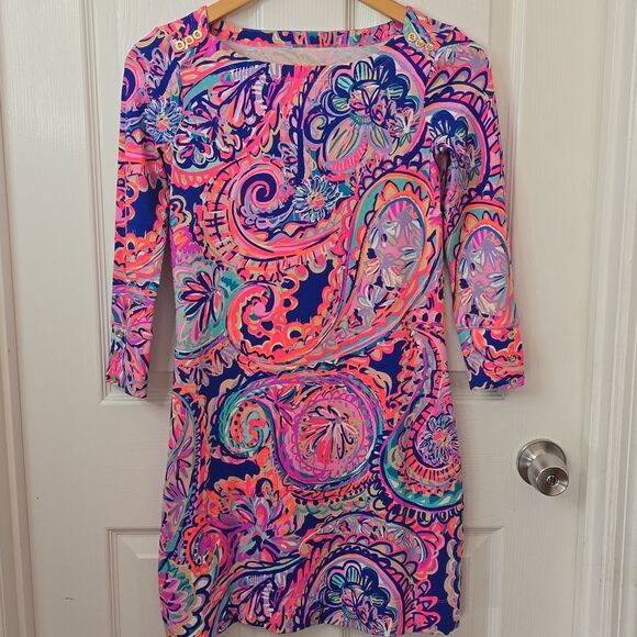 LillyโPulitzer Colorful Paisley Midi Dress - Picture 1 of 5